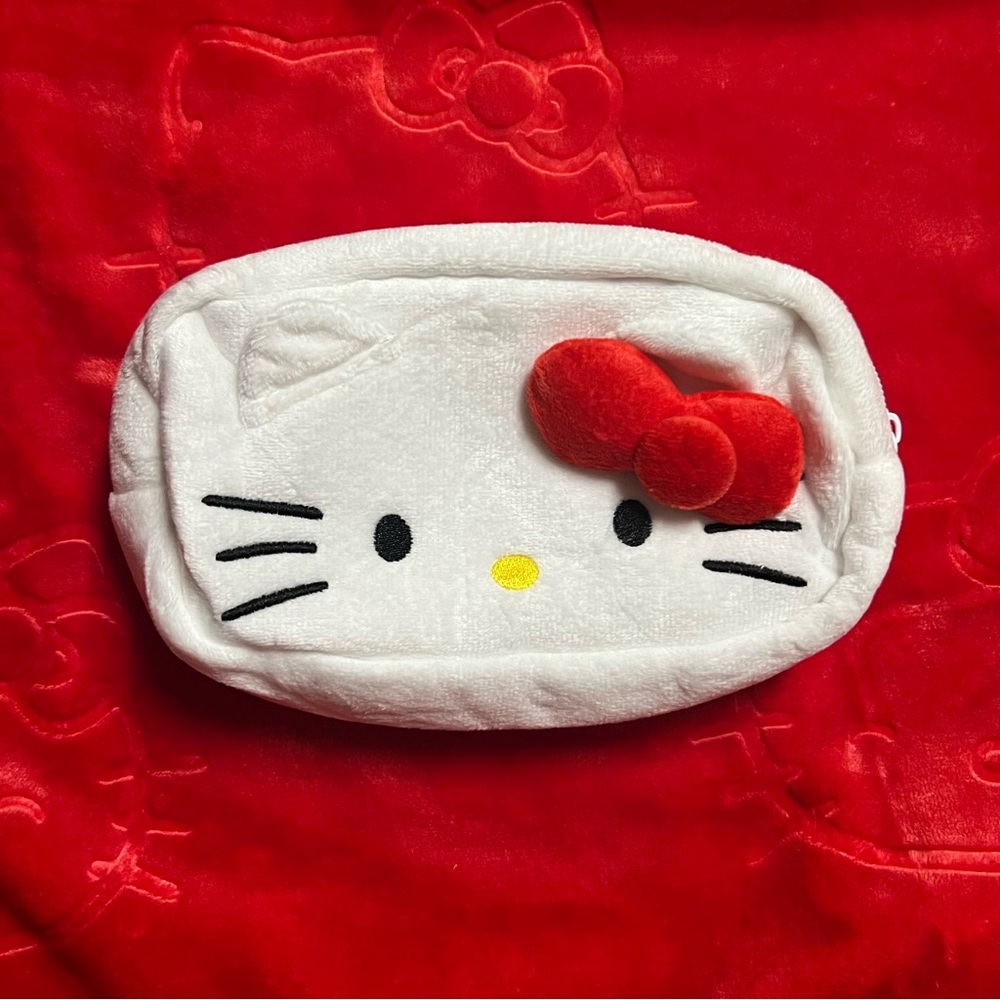 Hello Kitty Plush Pencil Case